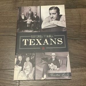 Unforgettable Texans Nonfiction Paperback Book, Excellent Condition